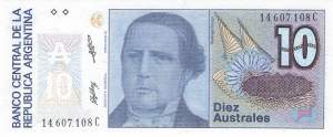 Argentinien p325b C 10 Australes 1985